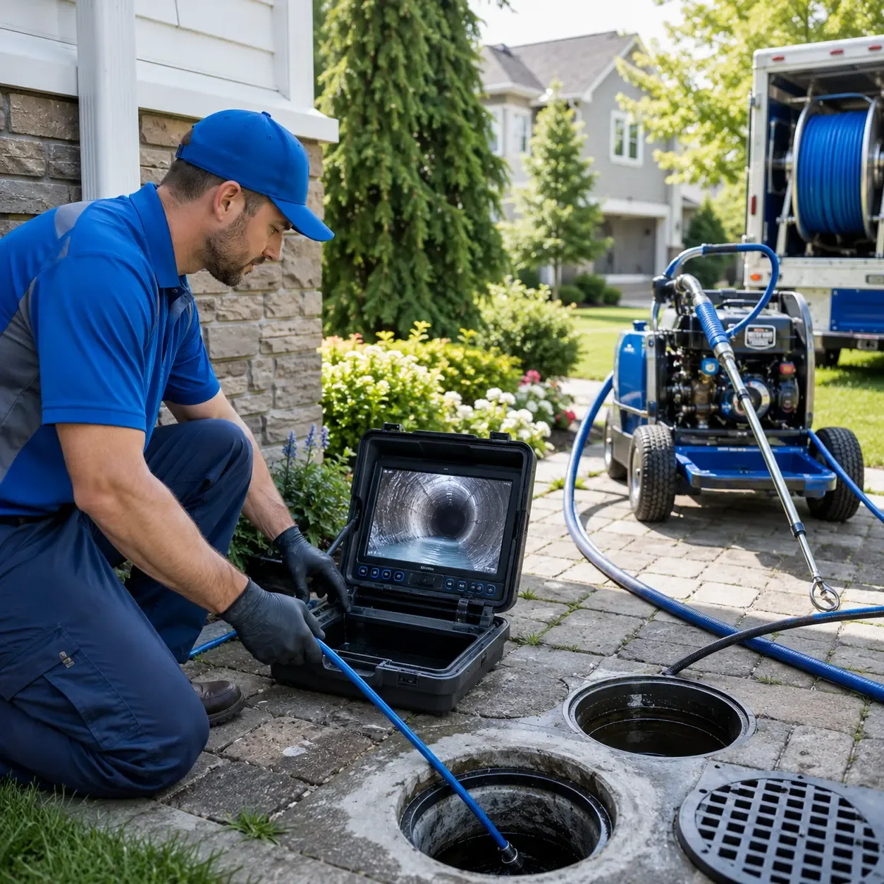 Outdoor drain cleaning professionals serving Ogema, WI